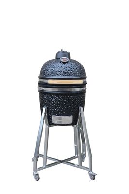 เครื่องครัว Kamado Grill เซรามิก 15 นิ้ว สีดำ 39ซม