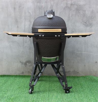 เตาถ่านเซรามิกสีดำด้าน 51 ซม. 20 นิ้ว Kamado