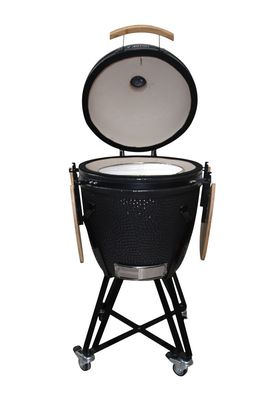 เครื่องครัวเซรามิก Kamado Grill สีดำ 57 ซม. 22 นิ้ว