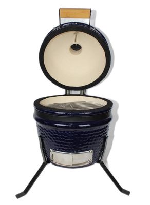 Kamado เตาปิ้งย่างเซรามิก 13 นิ้ว กลางแจ้ง สีชาโคล 32ซม