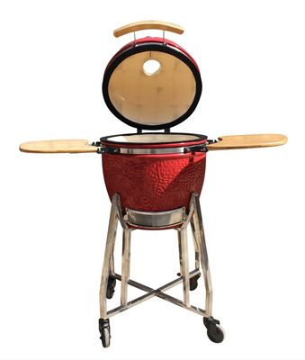 เครื่องครัว Kamado Grill เซรามิก 44 ซม. 17 นิ้ว Royal Red