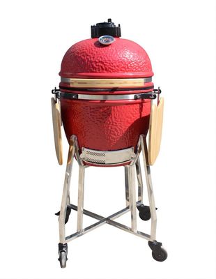 เครื่องครัว Kamado Grill เซรามิก 44 ซม. 17 นิ้ว Royal Red