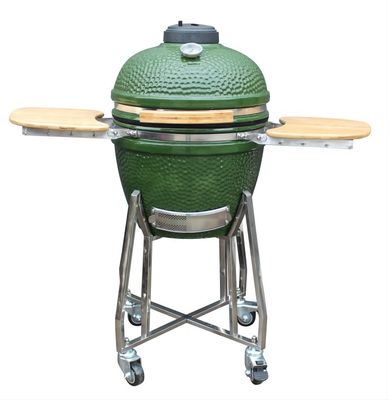 เครื่องครัว Kamado Grill ขนาด 48 ซม. 18 นิ้ว All In One สีเขียว
