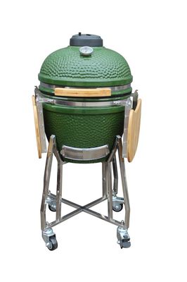 เครื่องครัว Kamado Grill ขนาด 48 ซม. 18 นิ้ว All In One สีเขียว