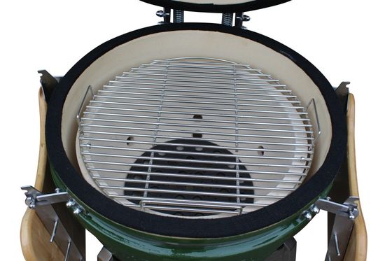 เครื่องครัว Kamado Grill ขนาด 48 ซม. 18 นิ้ว All In One สีเขียว
