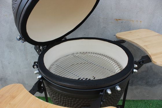 เตาถ่านเซรามิกสีดำด้าน 51 ซม. 20 นิ้ว Kamado