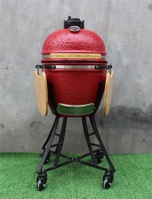เครื่องครัว เตาย่างถ่านเซรามิก 44 ซม. 17 นิ้ว สีแดงรอยัล