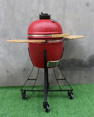 เตาย่างบาร์บีคิวเซรามิก 44 ซม. สีแดงรอยัล 17 นิ้ว อบ ย่าง อบ ย่าง Searing