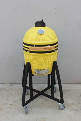 เซรามิค 16 นิ้ว Kamado Grill ถ่านหิน สีมะนาว 40 ซม.